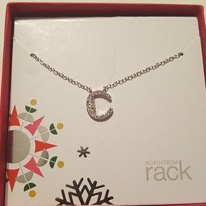 Sterling silver cubic initial b, C, e, L, m, t & X